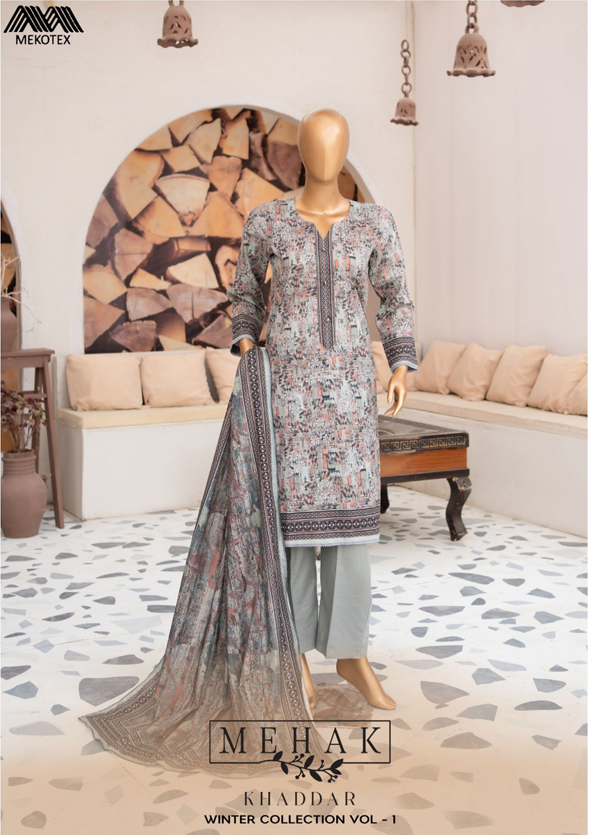 MEHAK Printed Khaddar Winter collection 2025 Vol-01